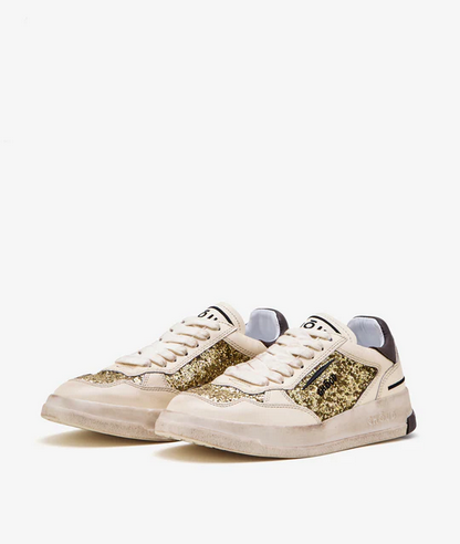 GHOUD VENICE - Sneakers Tweener Brushed Low Glitter Gold